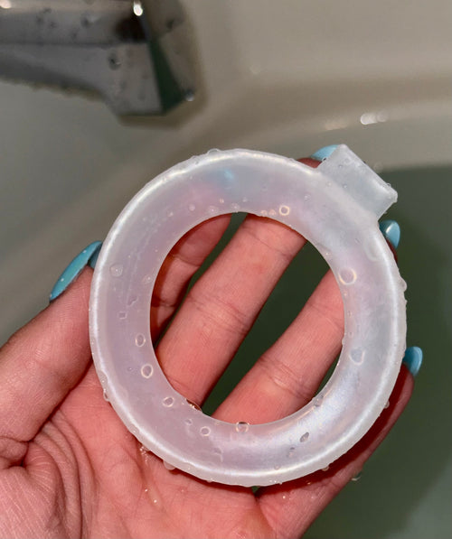 Tub Tie™ Overflow Drain Cover