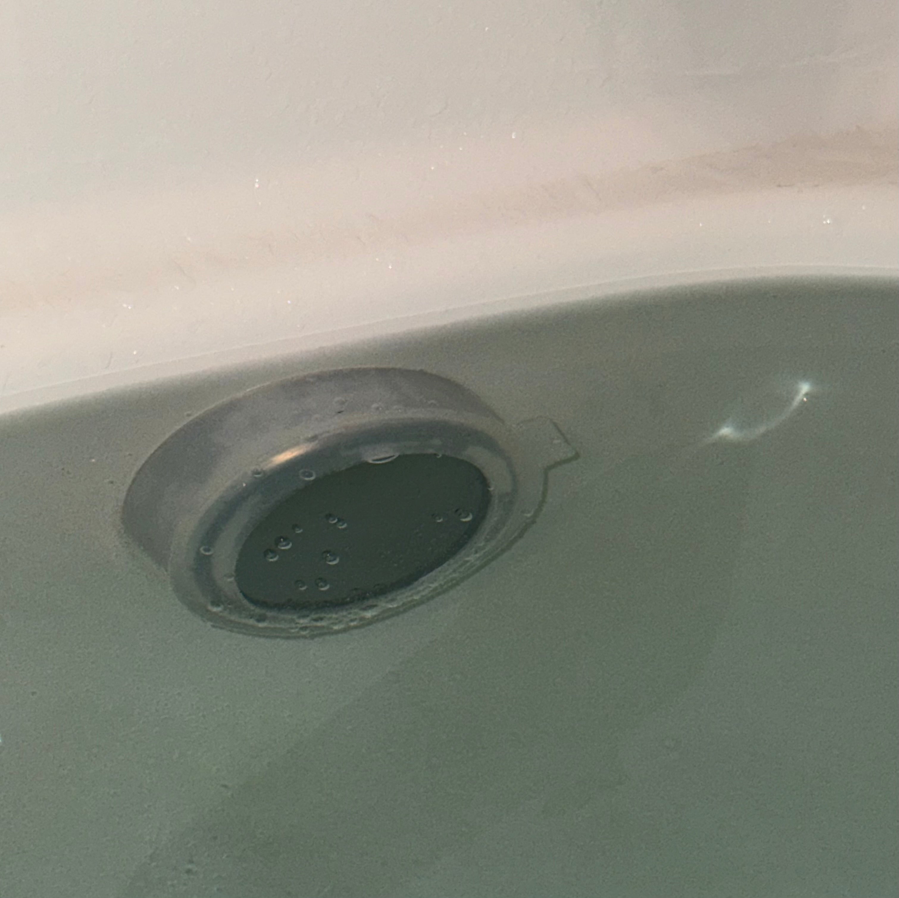Tub Tie™ Overflow Drain Cover